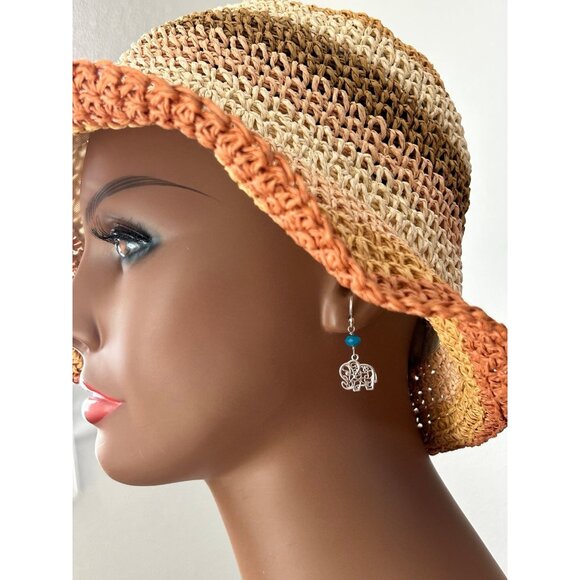 925 Silver Hook Elephant Dangle Charm - Picture 4 of 5